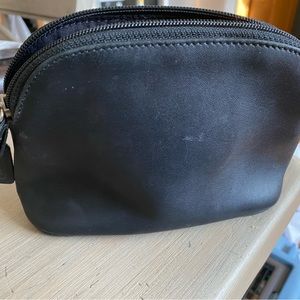 Authentic Coach leather pouch/ make-up  bag